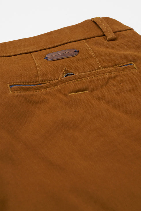 Cashmere Feel Stretch Pants - Cognac