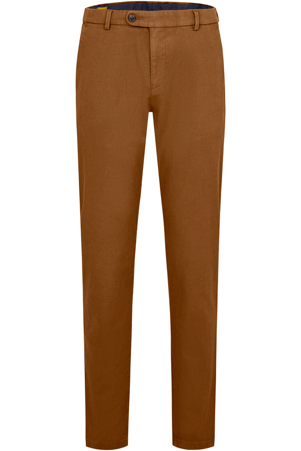 Cashmere Feel Stretch Pants - Cognac
