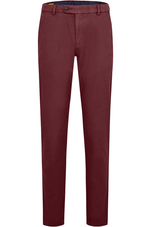 Cashmere Feel Stretch Pants - Dark Red