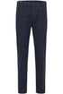 Windowpane Check Pants - Navy