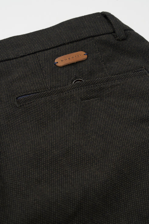 Yarn Dyed Pick Pants - Dark Green