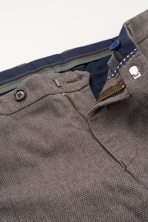 Yarn Dyed Pick Pants - Light Brown