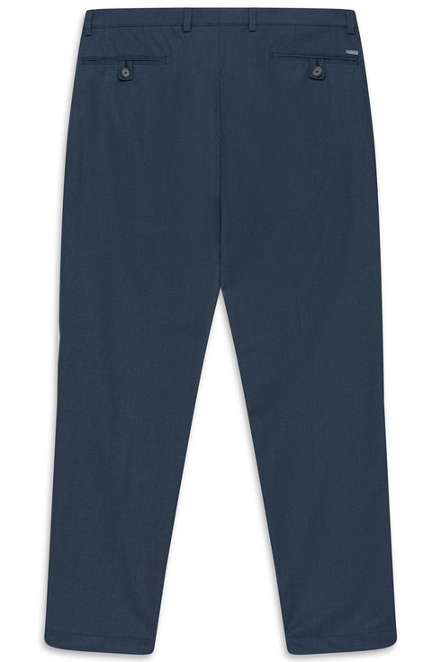 Single Pleat Trouser - Navy