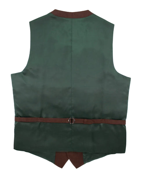 Percy Linen Waistcoat - Chocolate