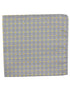 Yellow Geometric Silk Pocket Square
