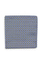 Brown Geometric Silk Pocket Square