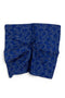 Micro Floral Silk Jacquard Pocket Square - Blue