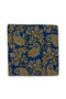 Yellow Paisley Silk Pocket Square