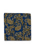 Yellow Paisley Silk Pocket Square