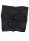 Paisley Wool Pocket Square - Navy