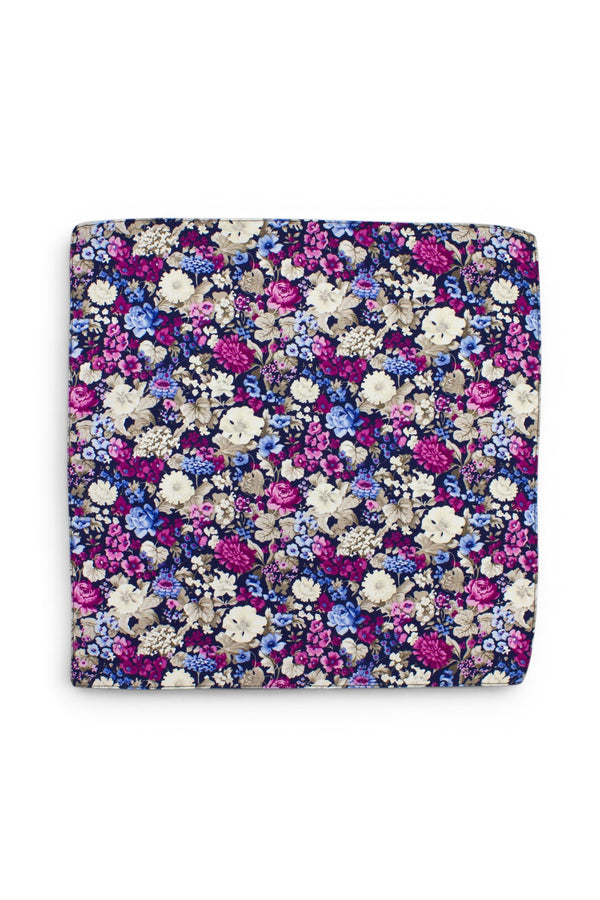 Floral Silk Pocket Square - Multi