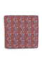 Floral Silk Pocket Square - Orange