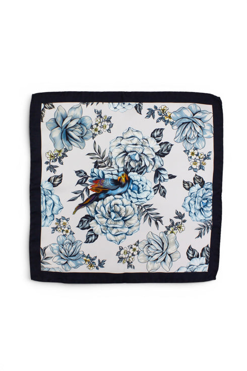 Cumino Pocket Square - Sky