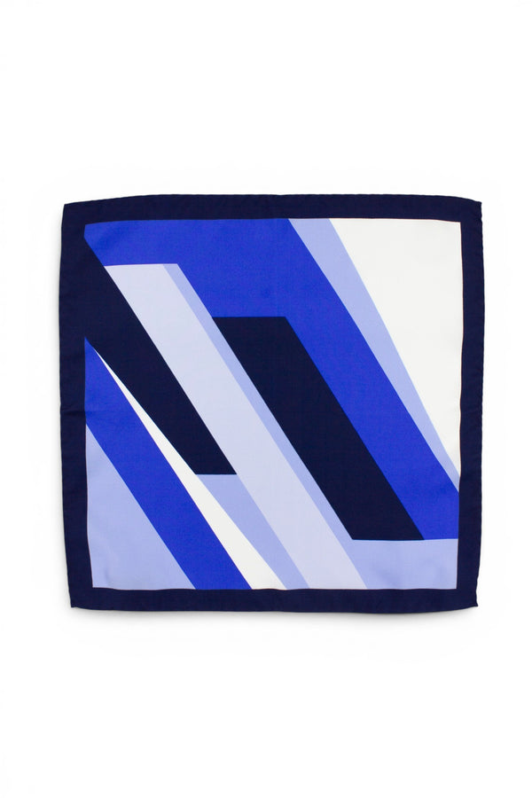 Senape Pocket Square - Blue