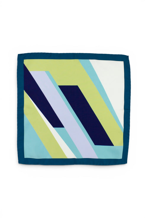 Senape Pocket Square - Green