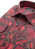 Red Paisley Print Shirt