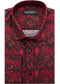 Red Paisley Print Shirt