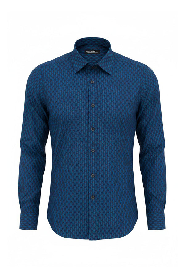 Arrowhead Print Shirt - Teal