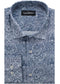 Fine Paisley Print Shirt - Navy