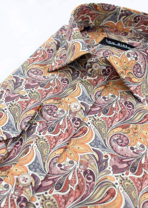 Psychedelic Paisley Print Shirt - Multi