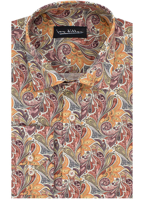 Psychedelic Paisley Print Shirt - Multi