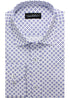 Small Geometric Print Shirt - Blue