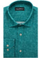 Paisley Print Cotton-Linen Shirt - Teal