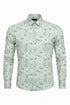 Big Floral Print Shirt - Ecru