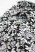 Paisley Floral Cotton-Linen Shirt - Black