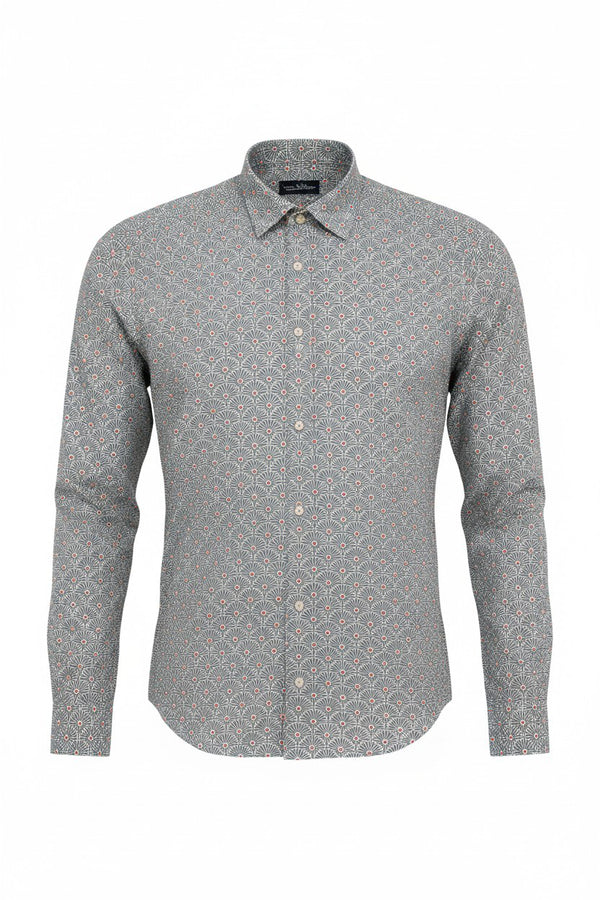 Rising Cotton-Linen Shirt - Charcoal
