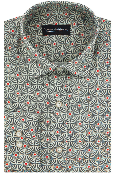 Rising Cotton-Linen Shirt - Charcoal