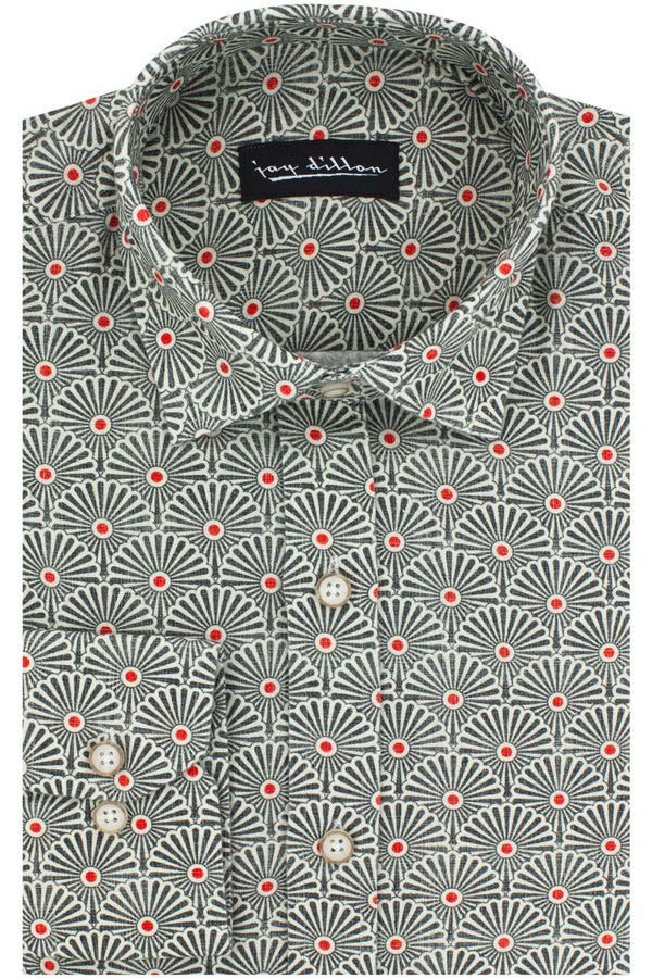 Rising Cotton-Linen Shirt - Charcoal