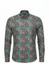 Mandala Print Cotton-Linen Shirt - Multi