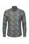 Mandala Print Cotton-Linen Shirt - Multi