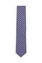 Red Geometric Silk Tie