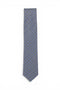 Brown Geometric Silk Tie