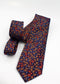 Micro Floral Silk Jacquard Tie - Orange