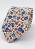 Floral Silk Tie - Cream