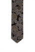 Paisley Silk Tie - Brown