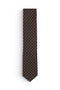 Floral Silk Tie - Brown