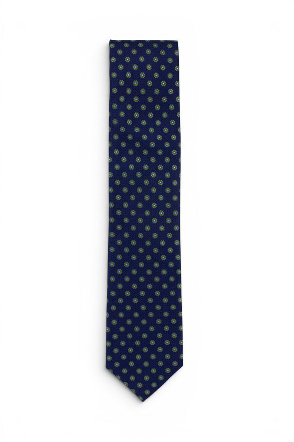 Floral Silk Tie - Green