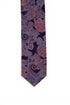 Paisley Silk Tie - Orange