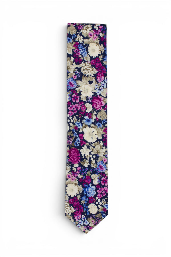 Floral Silk Tie - Multi