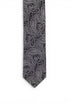 Paisley Silk Tie - Black