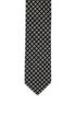 Geometric Silk Tie - Black