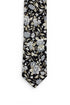 Floral Silk Tie - Black