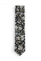 Floral Silk Tie - Black