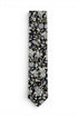 Floral Silk Tie - Black