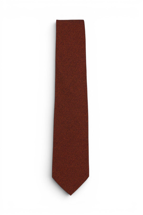 Mela Silk Tie - Rust