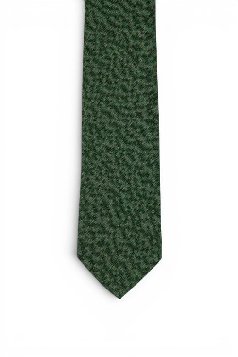Mela Silk Tie - Moss
